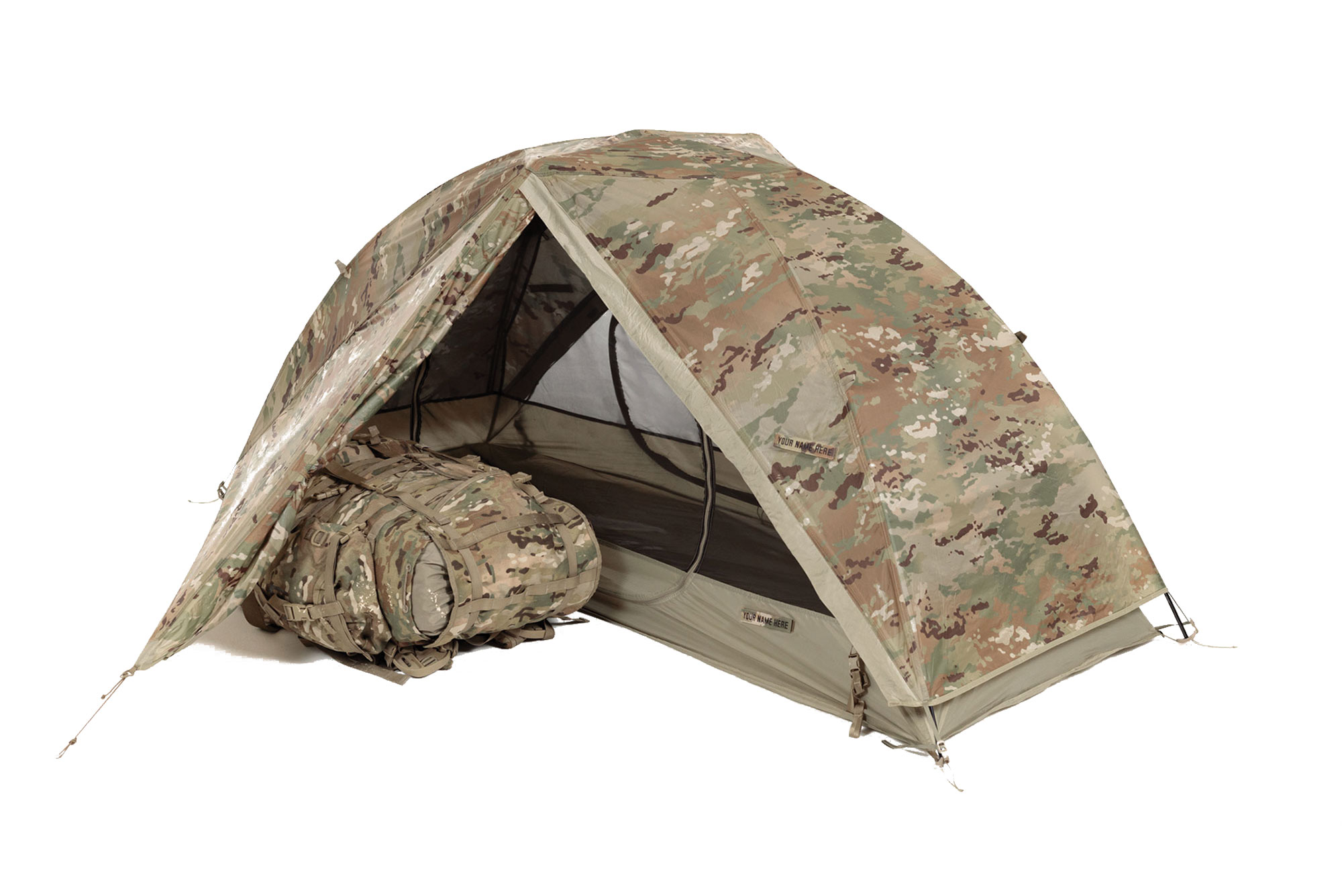 Automatic Army Military 2 Man Combat Tent Dome Camping BTP Camouflage Camo New 